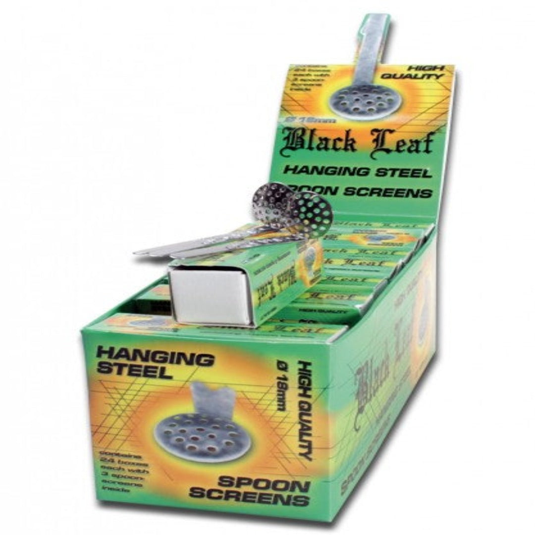 Pesäkauha 18 mm Black Leaf 3kpl