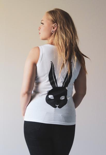 Kani Hihaton Tank Top Valkoinen